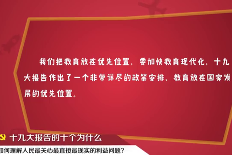 【十九大·理论新视野】为什么一直致力于“保障和改善民生”？--理论--人民网