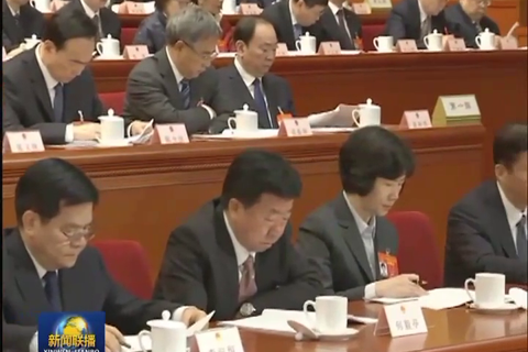 十三届全国人大二次会议举行第三次全体会议