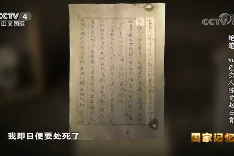 绝笔：红色恋人陈觉赵云霄