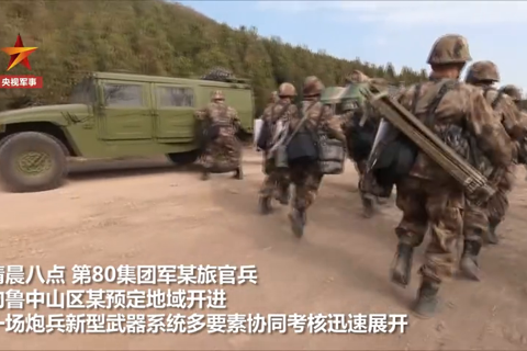 炮兵群多要素协同考核 检验新型武器系统作战能力