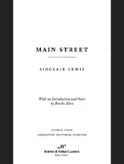 Main Street (Barnes & Noble Cla - Sinclair Lewis