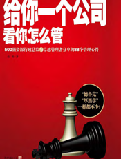 给你一个公司，看你怎么管