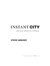 Instant City - Steve Inskeep