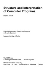 Structure and Interpretation of - Harold Abelson; Gerald Jay Suss