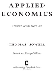 Applied Economics - Sowell