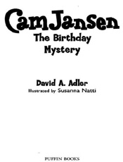 Cam Jansen and the Birthday Mys - David A. Adler
