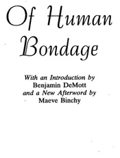Of Human Bondage - W. Somerset Maugham