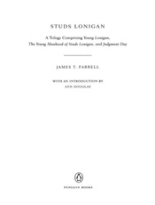 Studs Lonigan - James T. Farrell