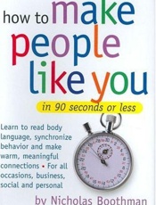 How to Make People Like You in - Nicholas Boothman