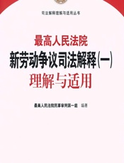 最高人民法院新劳动争议司法解释（一）理解与适用 - 最高人民法院民事审判第一庭