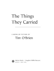 The Things They Carried - Tim O'Brien