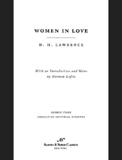 Women in Love (Barnes & Noble C - D. H. Lawrence