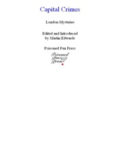 Capital Crimes_ London Mysteries - Martin Edwards