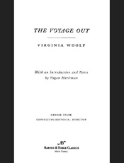 The Voyage Out (Barnes & Noble - Virginia Woolf