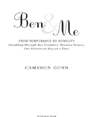 Ben & Me - Cameron Gunn