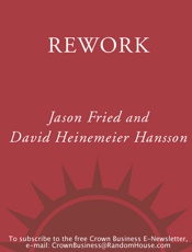 Rework - Jason Fried