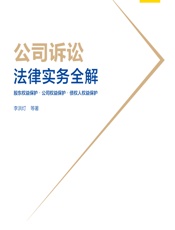 公司诉讼法律实务全解 - 李洪灯;陈婷婷;李晨;姜莉丽;罗亚中;彭凯;许中华;周晨黠